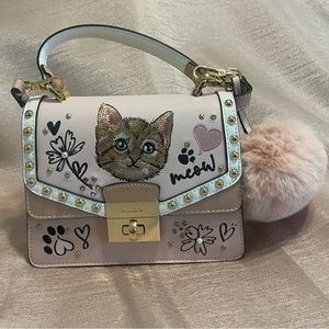 Aldo Bags | Aldo Pink Cat Crossbody Purse with Strap